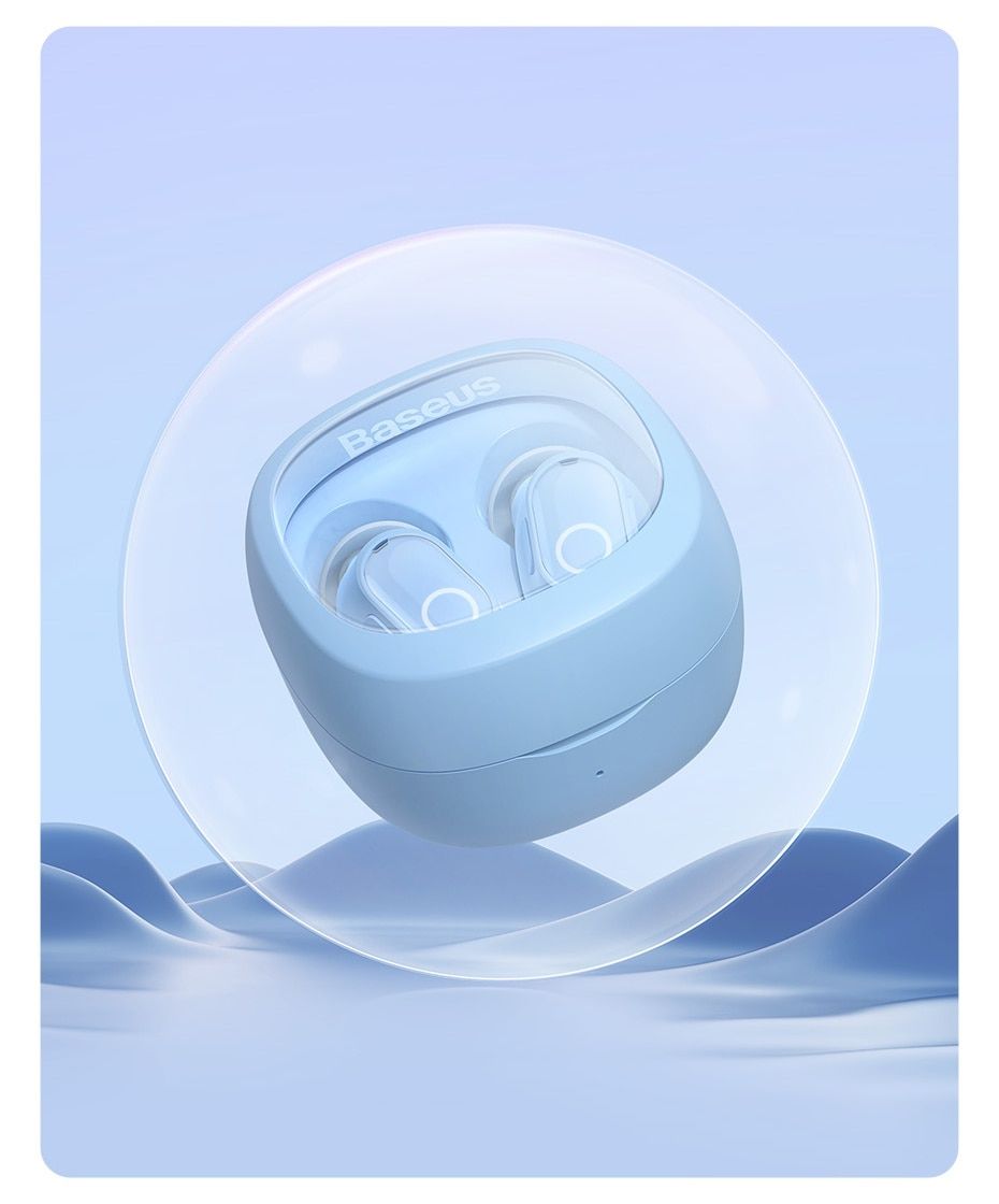 سماعات الأذن اللاسلكية Baseus WM02 – TWS Bluetooth 5.3، عمر بطارية 25 ساعة، تصميم مريح