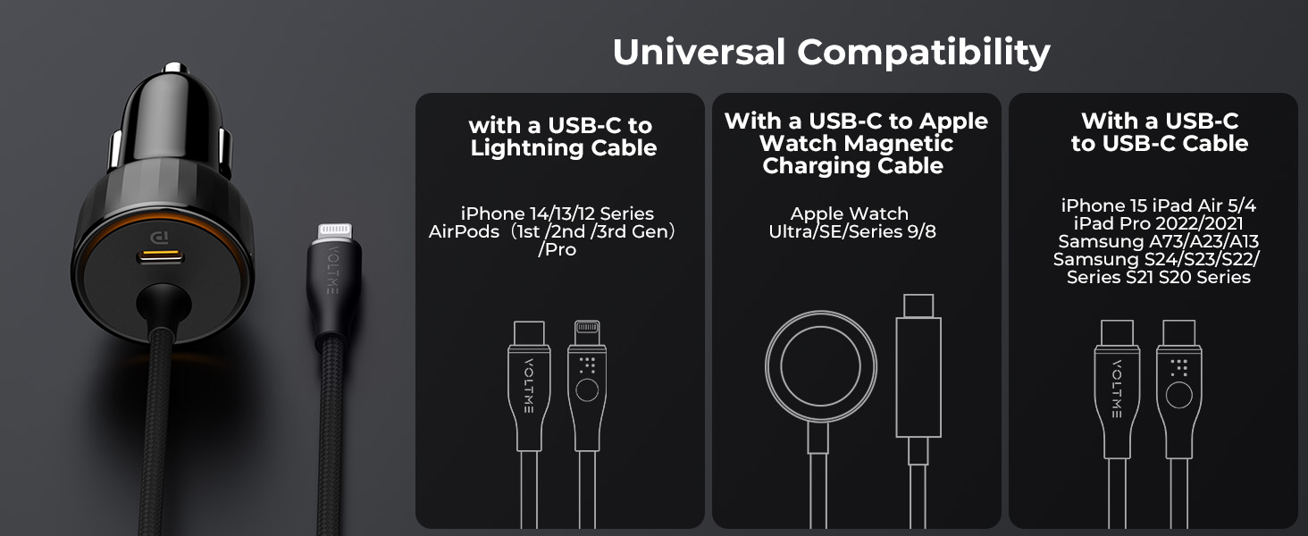 شاحن سيارة ثنائي USB