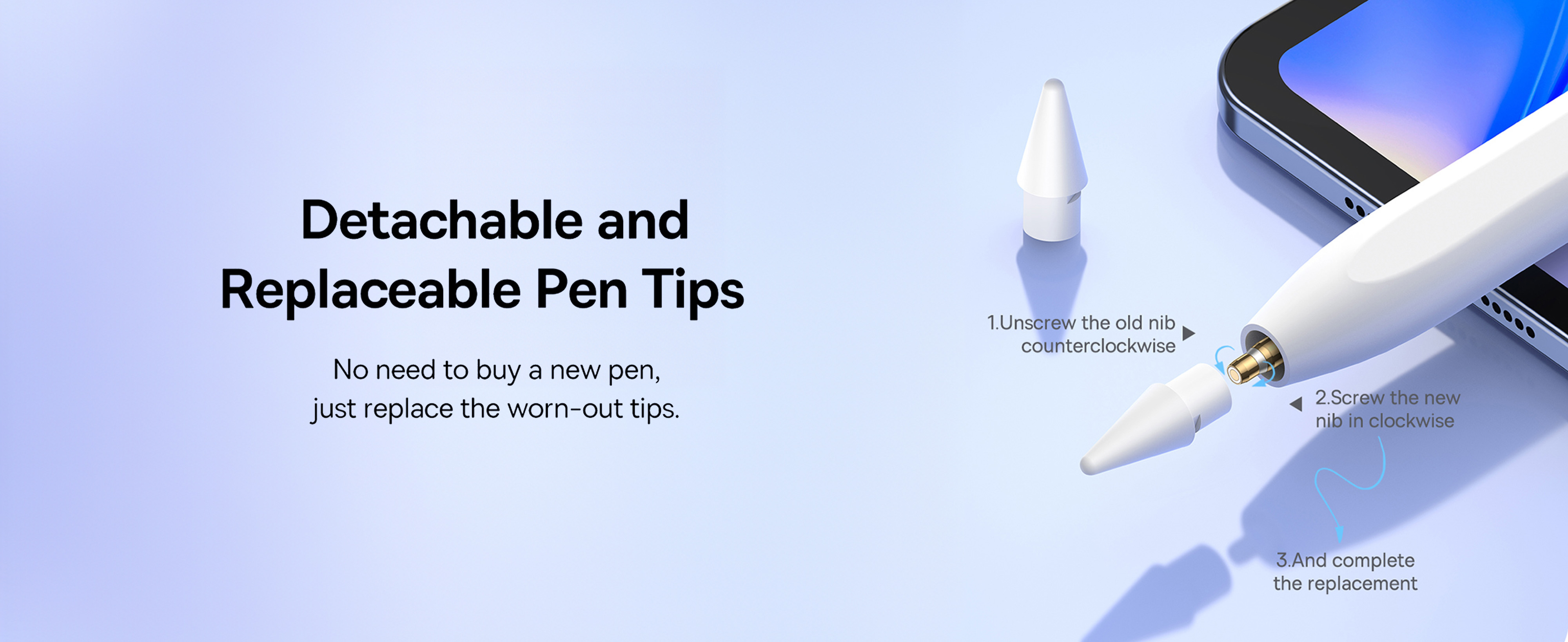 Baseus Smooth Writing 2 Series Stylus with LED Indicators – Magnetic Charging, Palm Rejection – For iPad Mini 6, Air 4/5, Pro 0–6 Series