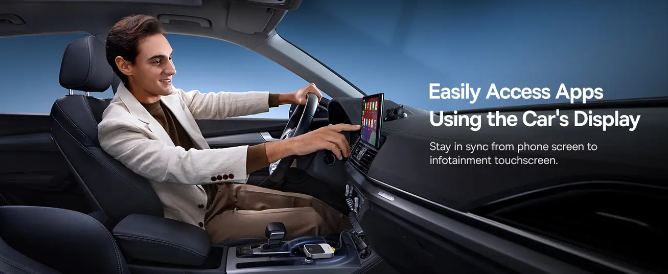 محول CarPlay اللاسلكي من Baseus Prime Trip Safe Journey لهاتف iPhone
