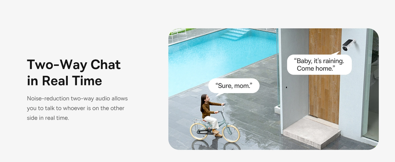 Baseus S1 Pro Outdoor Wireless Security Camera Kit, 3K, Solar Auto