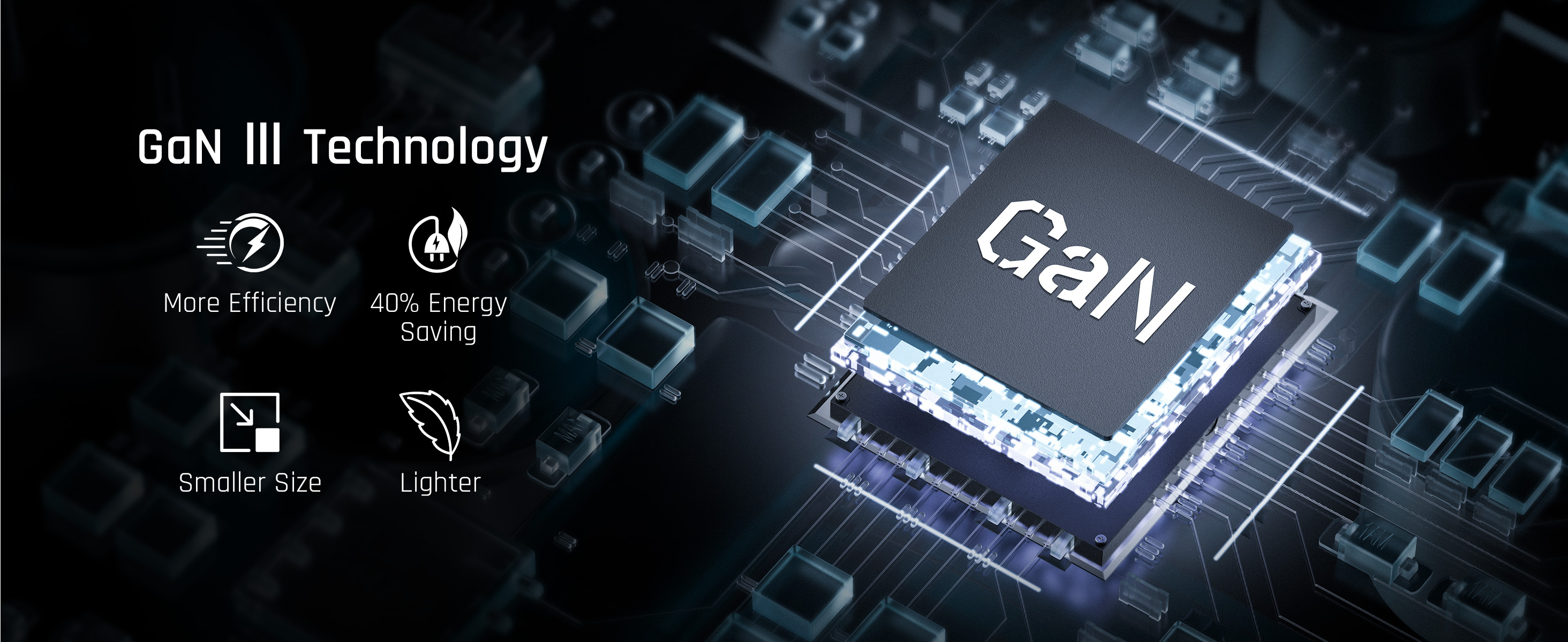 فولت مي ريفو شاحن جداري 100 واط GaN III – 2 USB