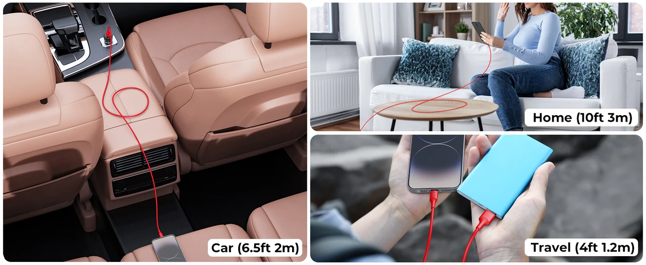 كابل Voltme Powerlink EDC Series USB A إلى Lightning